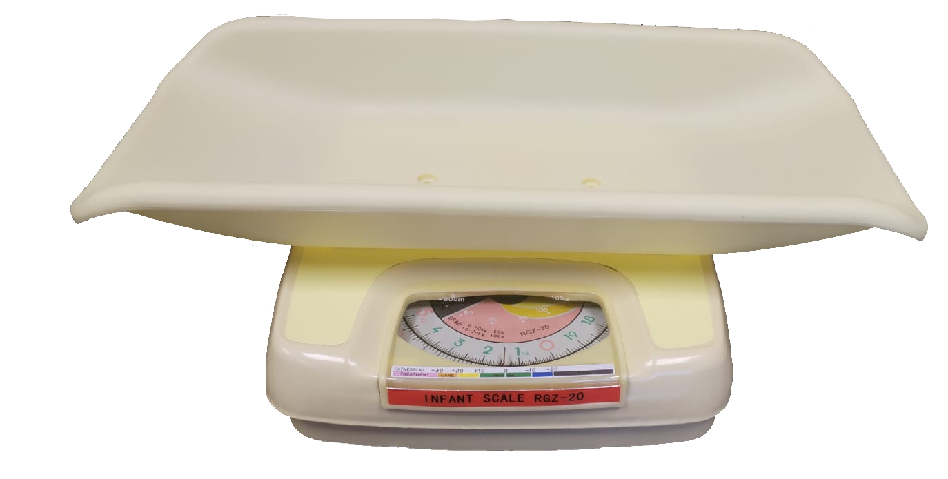 Manual weighing baby scale